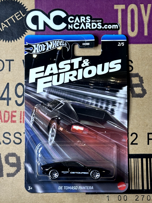 2024 Hot Wheels Fast & Furious 2/5 De Tomaso Pantera