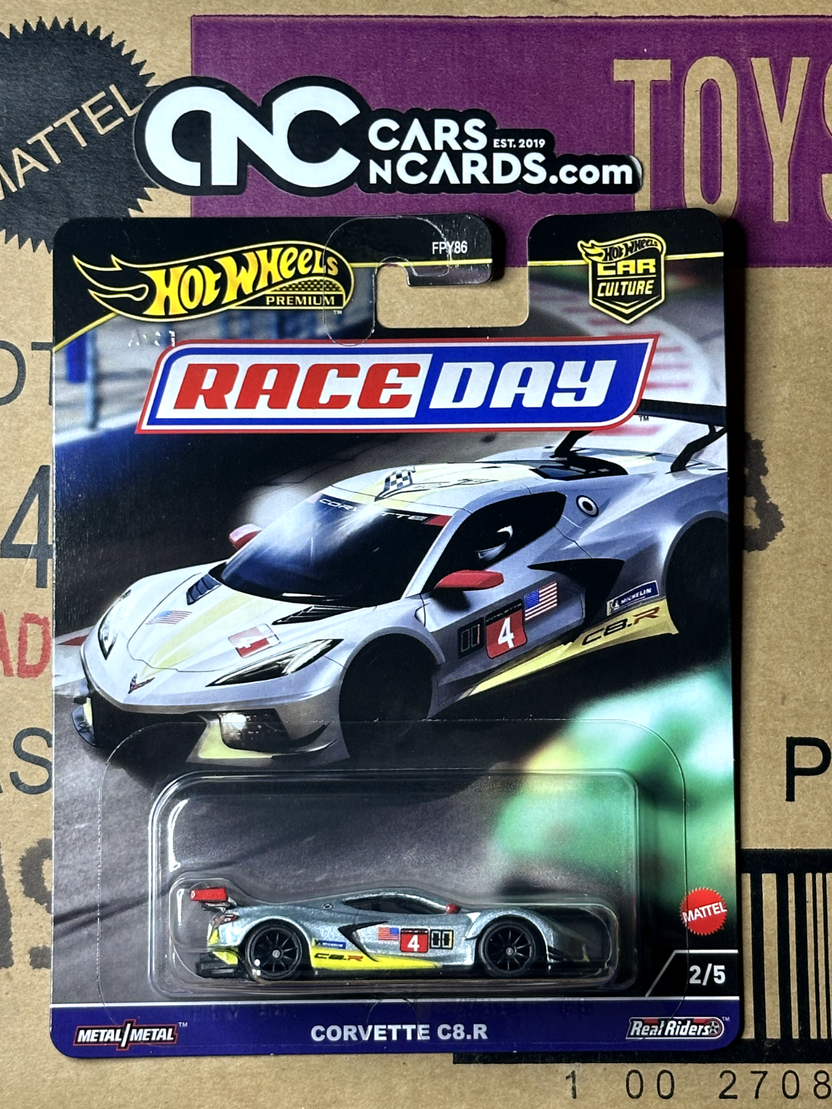 2024 Hot Wheels Premium Car Culture Race Day 2/5 Corvette C8.R