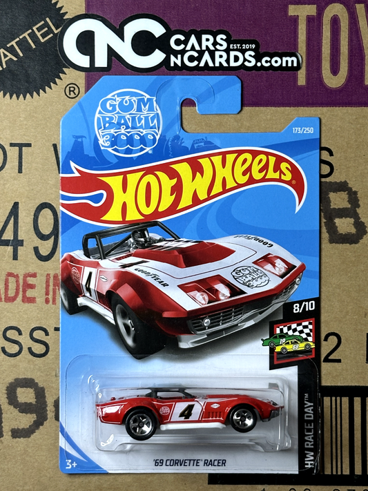 2019 Hot Wheels HW Race Day 8/10 Gumball 3000 '69 Corvette Racer