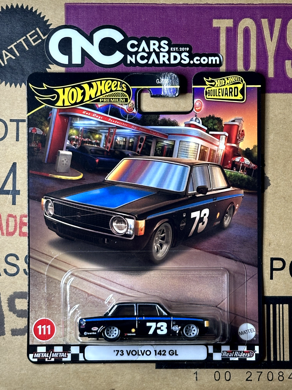 2024 Hot Wheels Premium Boulevard #111 '73 Volvo 142 GL