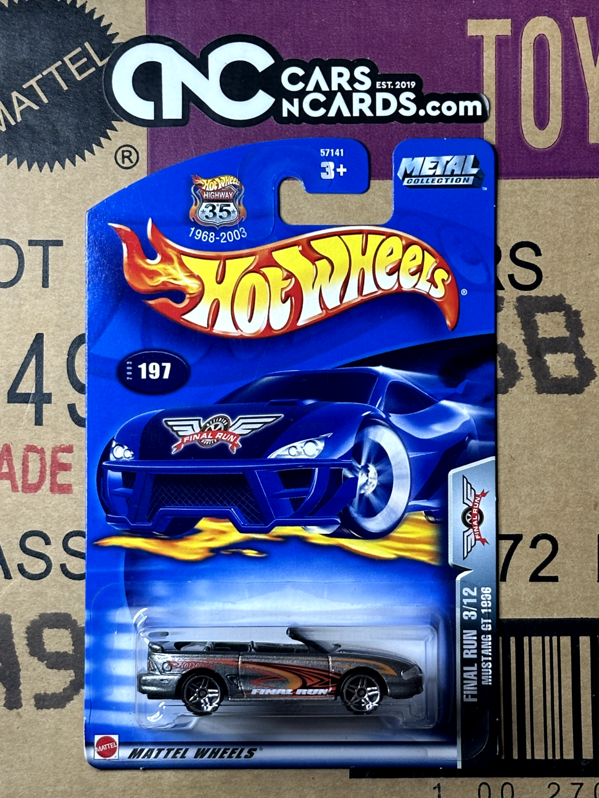 2003 Hot Wheels Final Run 3/12 Mustang GT 1996