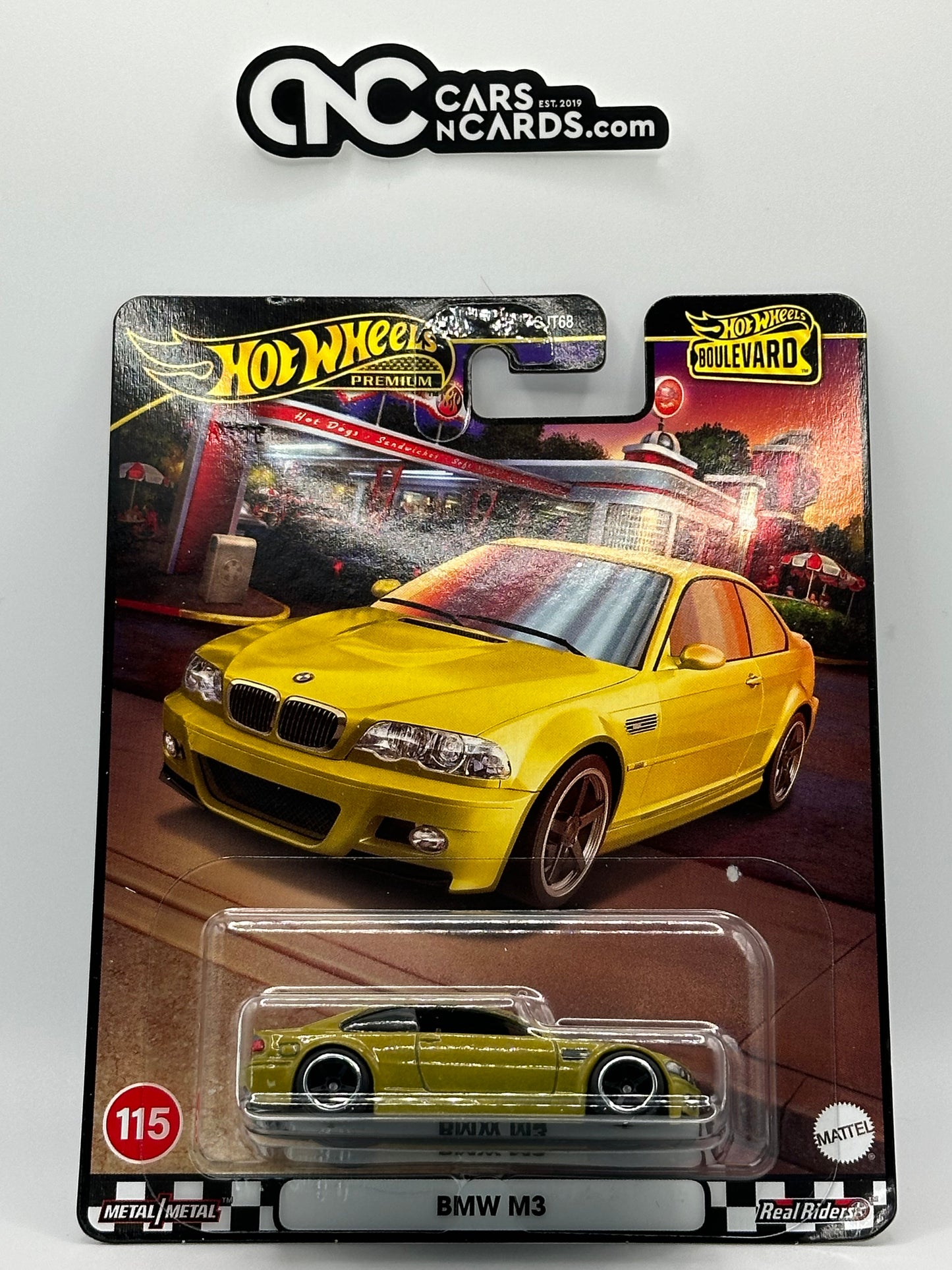 2024 Hot Wheels Premium Boulevard #115 BMW M3 (Bent Corner)