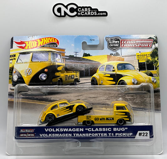 2021 Hot Wheels Premium Team Transport #22 Volkswagen Classic Bug (Soft Corners)