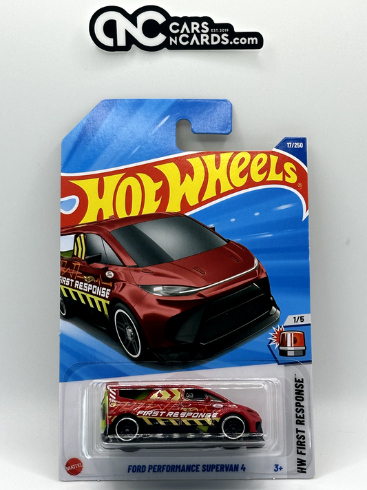 2025 Hot Wheels Treasure Hunt HW First Response 1/5 Ford Performance Supervan 4