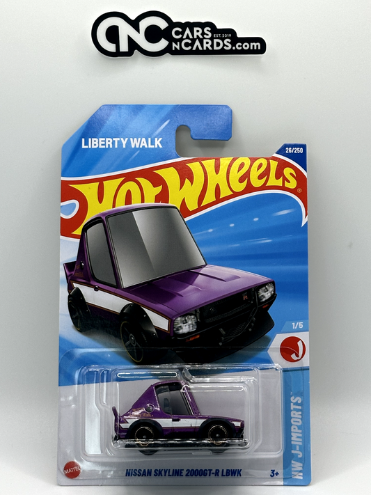 2025 Hot Wheels HW J-Imports 1/5 Liberty Walk Nissan Skyline 2000GT-R LBWK