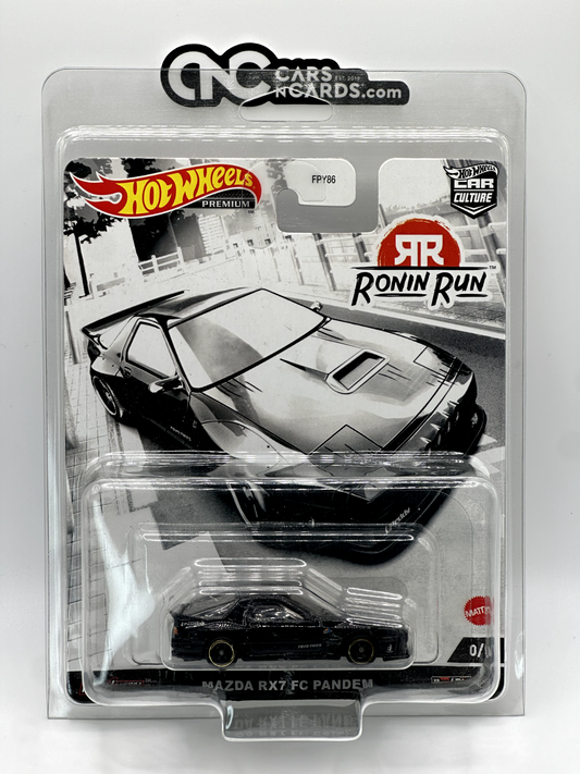 2022 Hot Wheels Premium Chase Ronin Run #0/5 Mazda RX7 FC Pandem With Protector