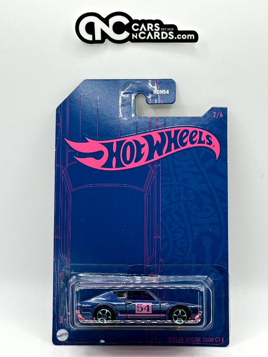 2022 Hot Wheels 54th Anniversary Nissan Skyline 2000 GT-R #2/6 NIP