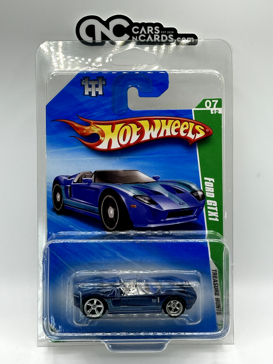 2010 Hot Wheels Super Treasure Hunt 7/12 Ford GTX1 With Protector