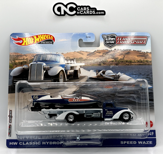 2022 Hot Wheels Premium Team Transport #49 HW Classic Hydroplane Speed Waze