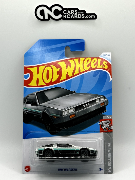 2024 Hot Wheels HW Rolling Metal 3/5 Treasure Hunt DMC DeLorean