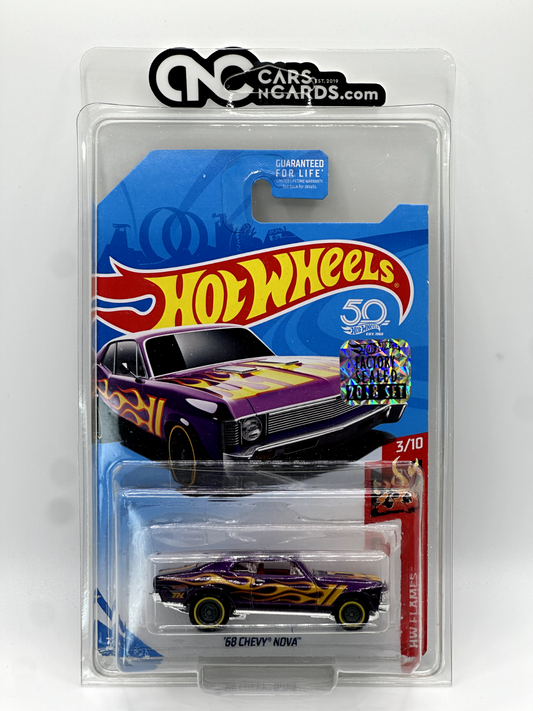 2018 Hot Wheels RLC Factory Sealed Super Treasure Hunt HW Flames '68 Chevy Nova