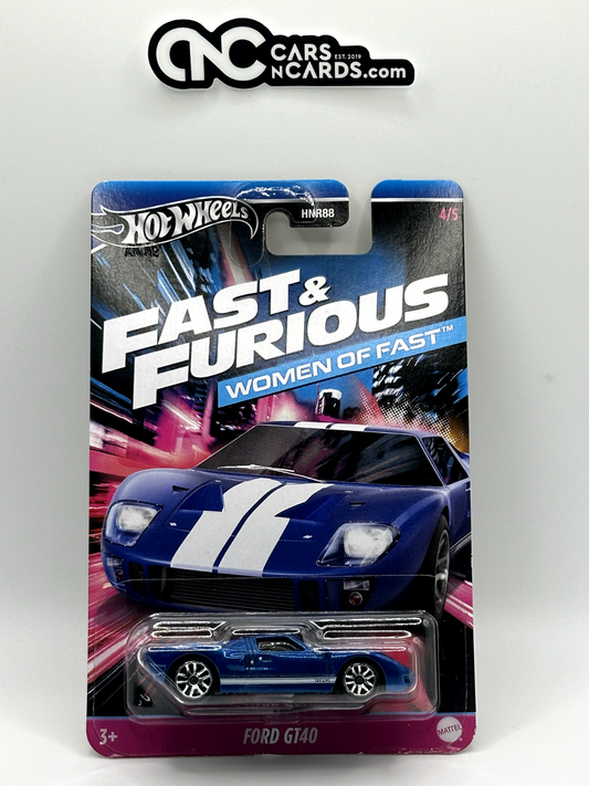 2024 Hot Wheels Fast & Furious Women of Fast 4/5 Ford GT40