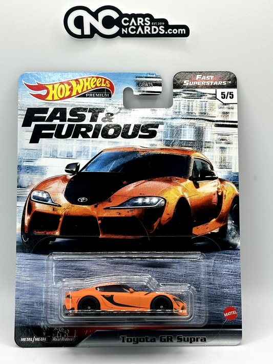 2021 Hot Wheels Premium Fast & Furious Fast Superstars #5/5 Toyota GR Supra