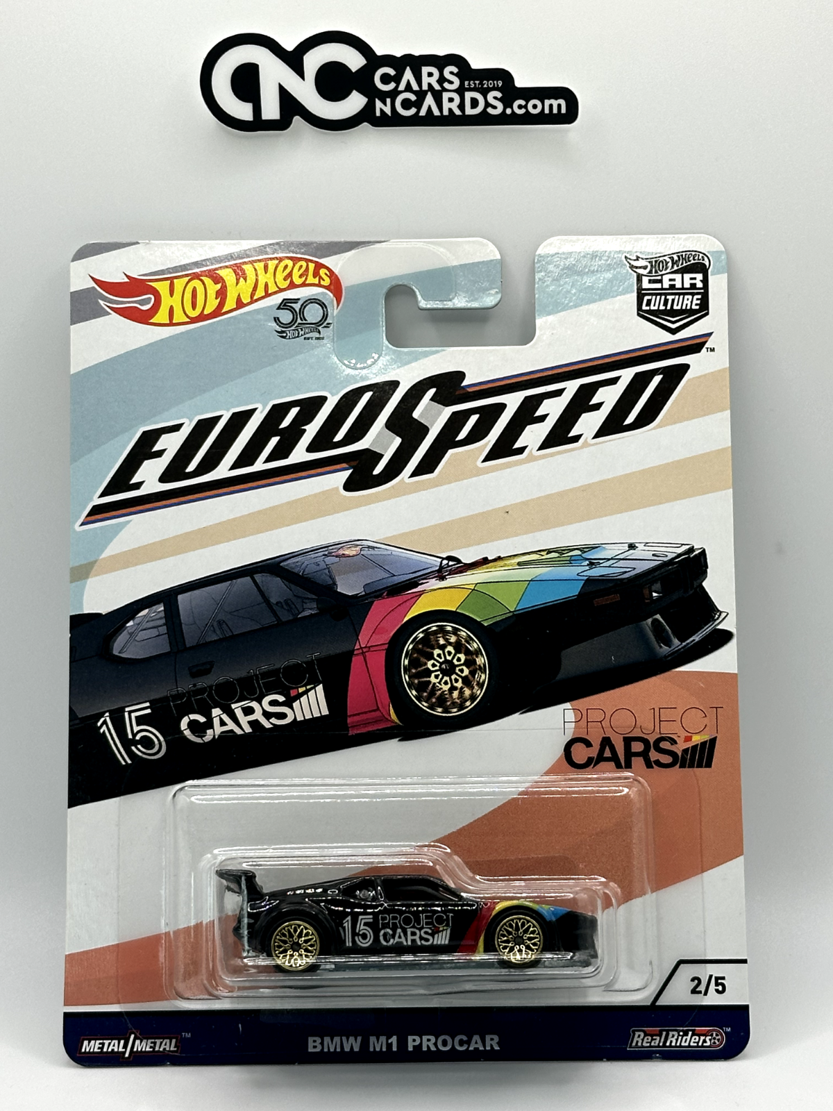 2018 Hot Wheels Premium Car Culture Euro Speed 2/5 Project Cars BMW M1 Procar