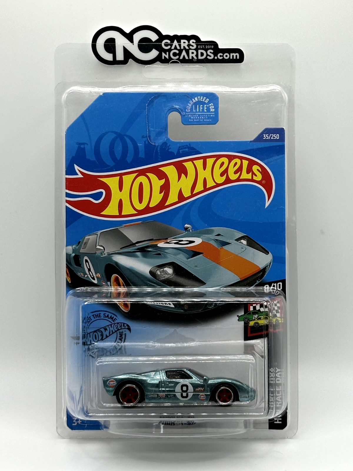 2020 Hot Wheels HW Race Day 8/10 Super Treasure Hunt Ford GT-40 With Protector