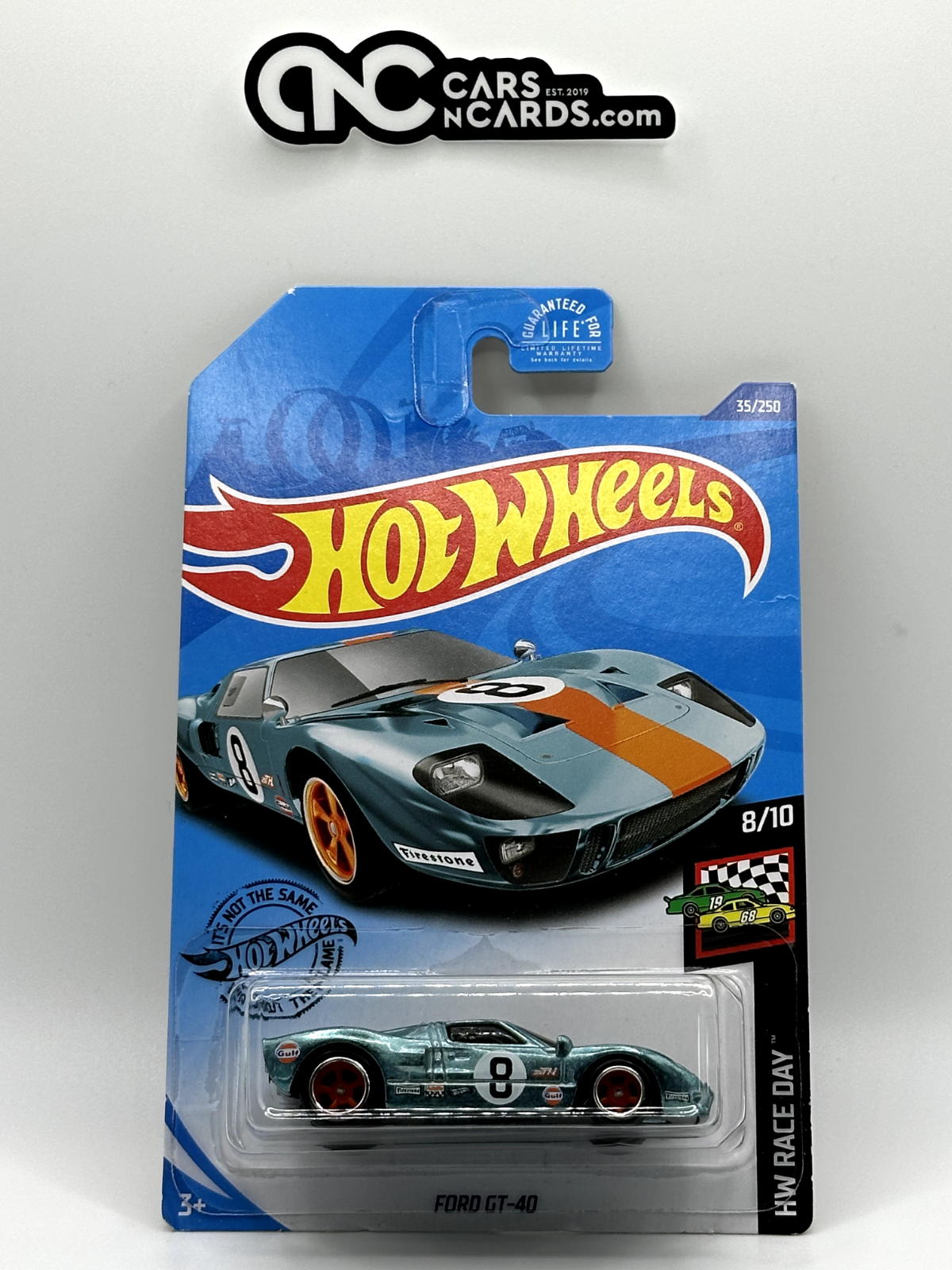 2020 Hot Wheels HW Race Day 8/10 Super Treasure Hunt Ford GT-40 With Protector