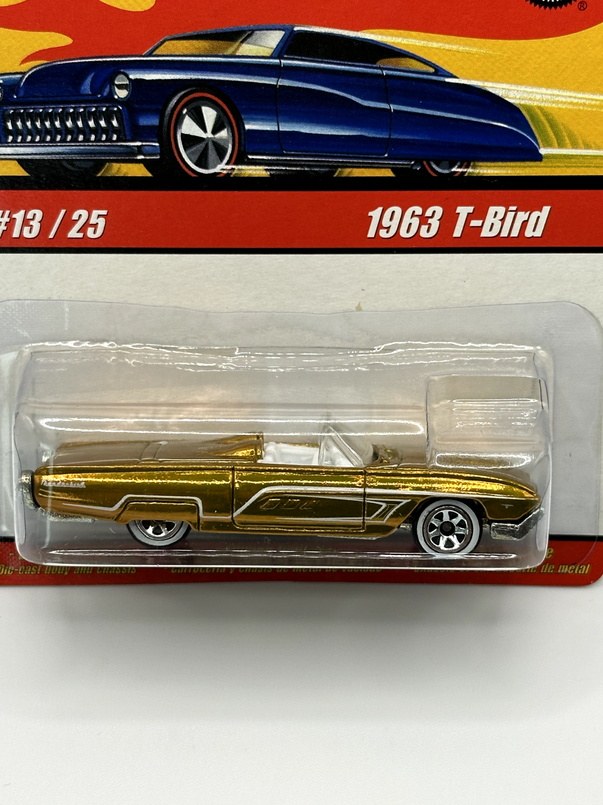 2005 Hot Wheels Classics Series 1 #13/25 1963 T-Bird Gold