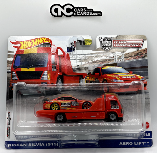 2022 Hot Wheels Premium Car Culture Team Transport Nissan Silvia (Soft Corners)