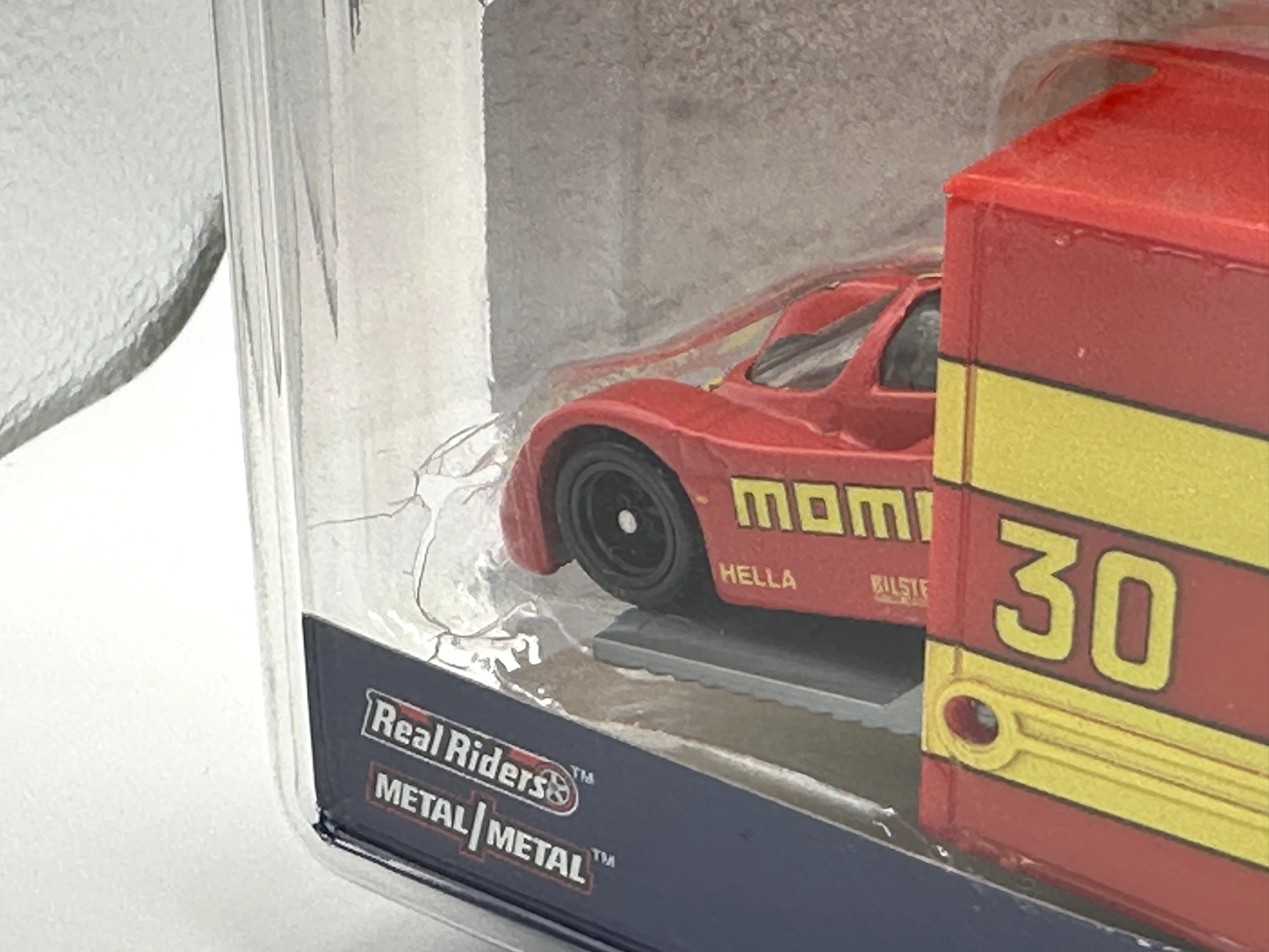 2018 Hot Wheels Premium Team Transport #6 Porsche 962 (Cracked Blister)