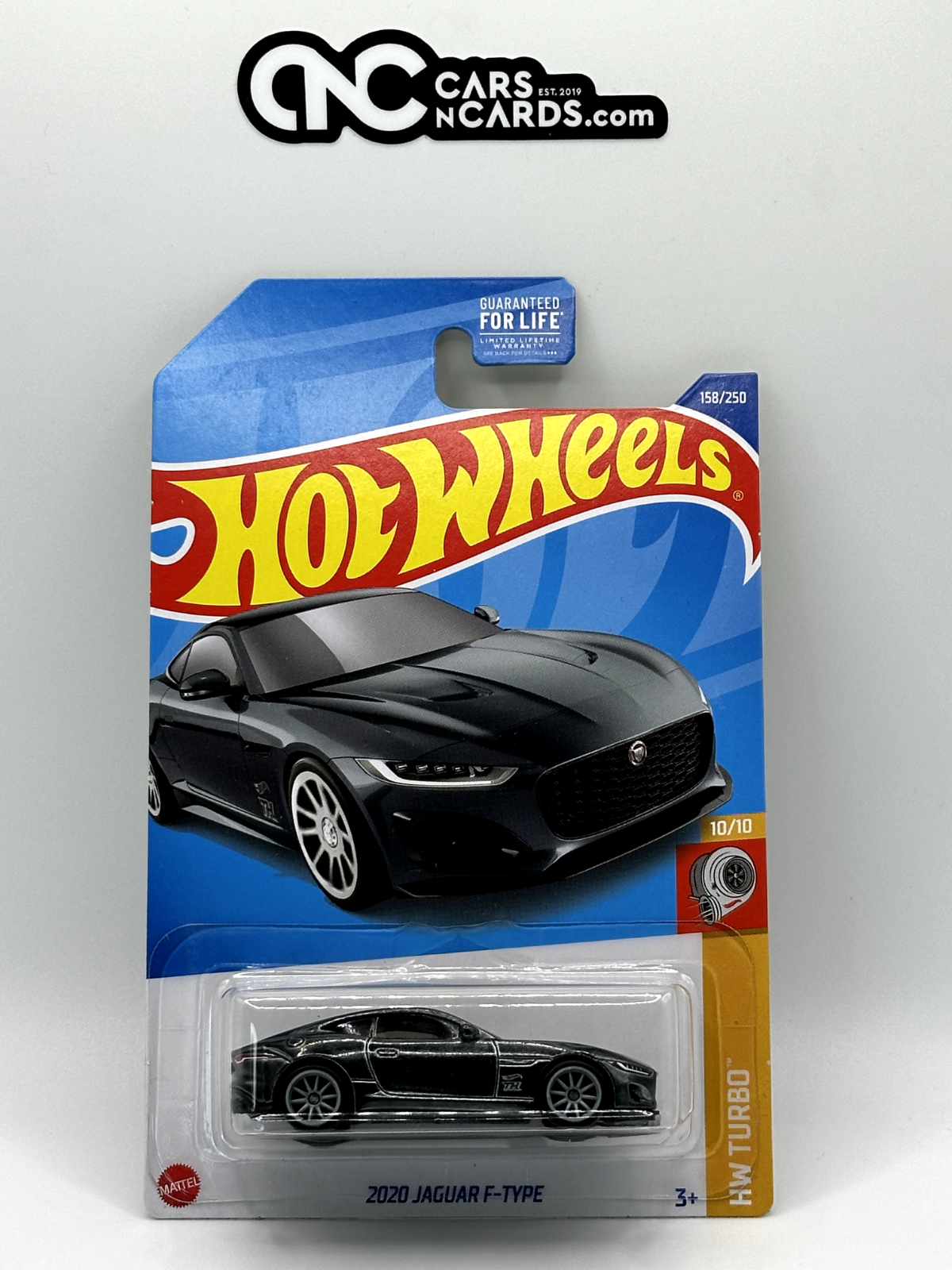 2022 Hot Wheels HW Turbo 10/10 Super Treasure Hunt Jaguar F-Type With Protector