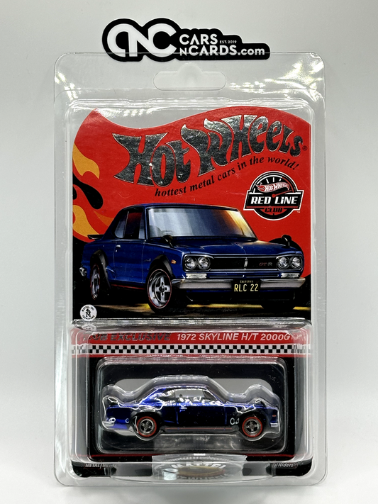 2022 Hot Wheels RLC Club Car 1972 Nissan Skyline H/T 2000GT-R With Pin