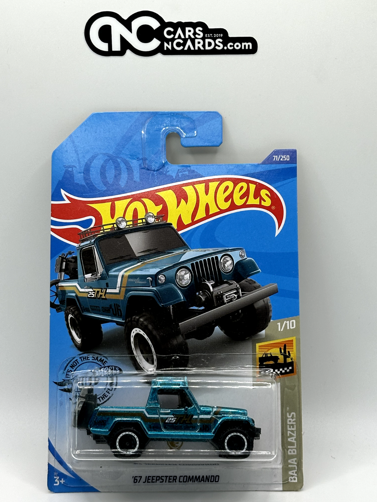 2020 Hot Wheels Super Treasure Hunt '67 Jeepster Commando (Cracked Blister)