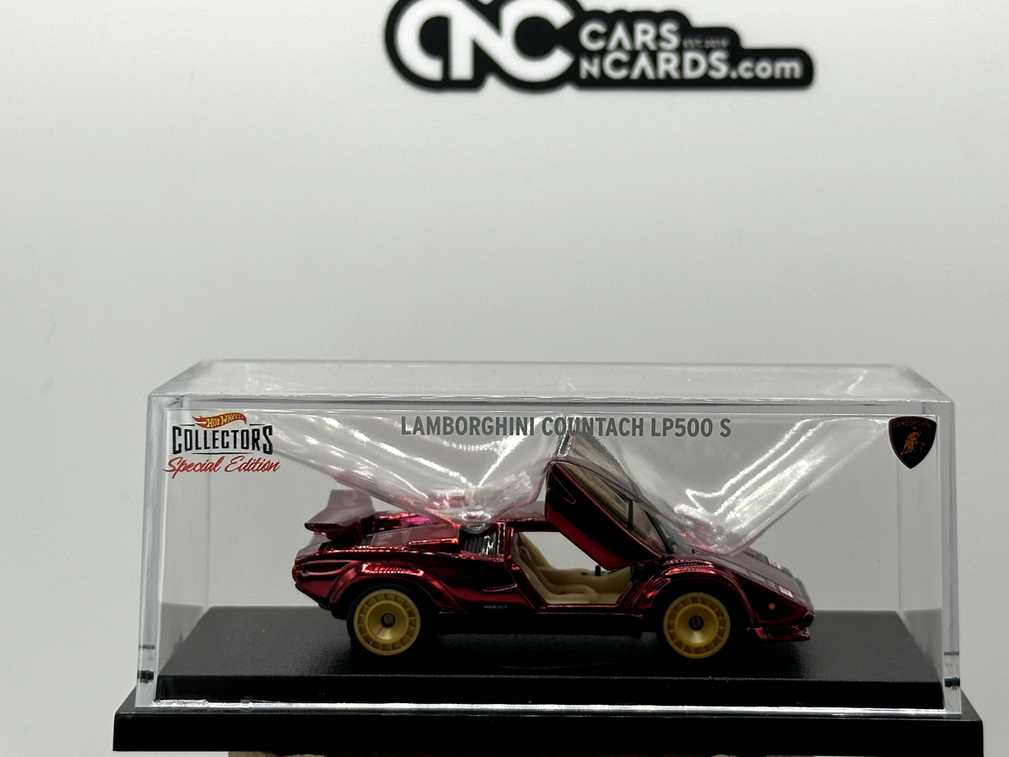 2019 Hot Wheels RLC '82 Lamborghini Countach LP 500 S Red 07235/12500 With Box