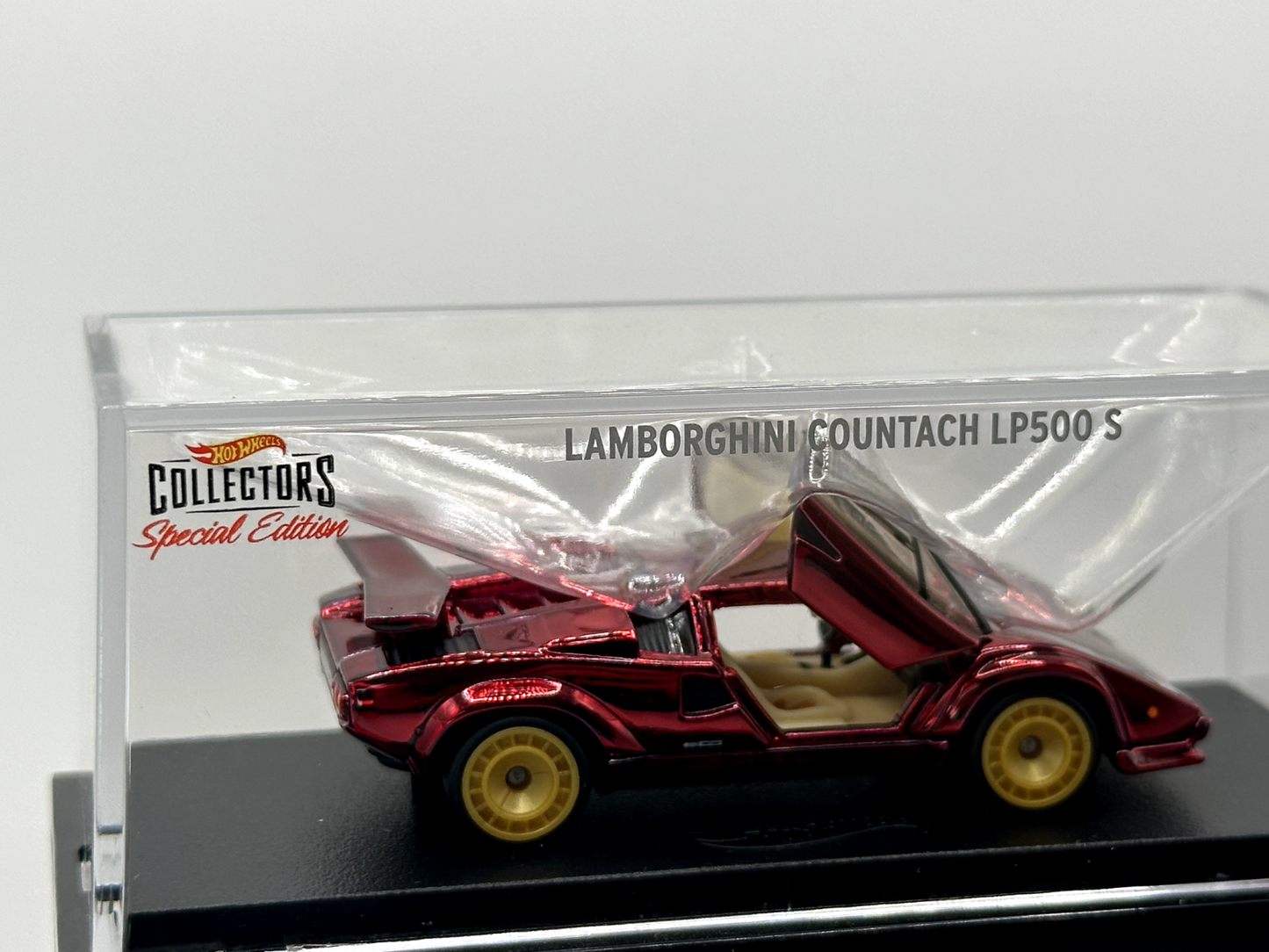 2019 Hot Wheels RLC '82 Lamborghini Countach LP 500 S Red 07235/12500 With Box