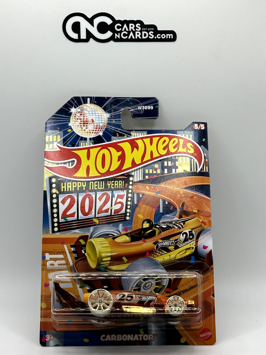 2025 Hot Wheels Holiday Series 5/5 Happy New Year 2025 Carbonator