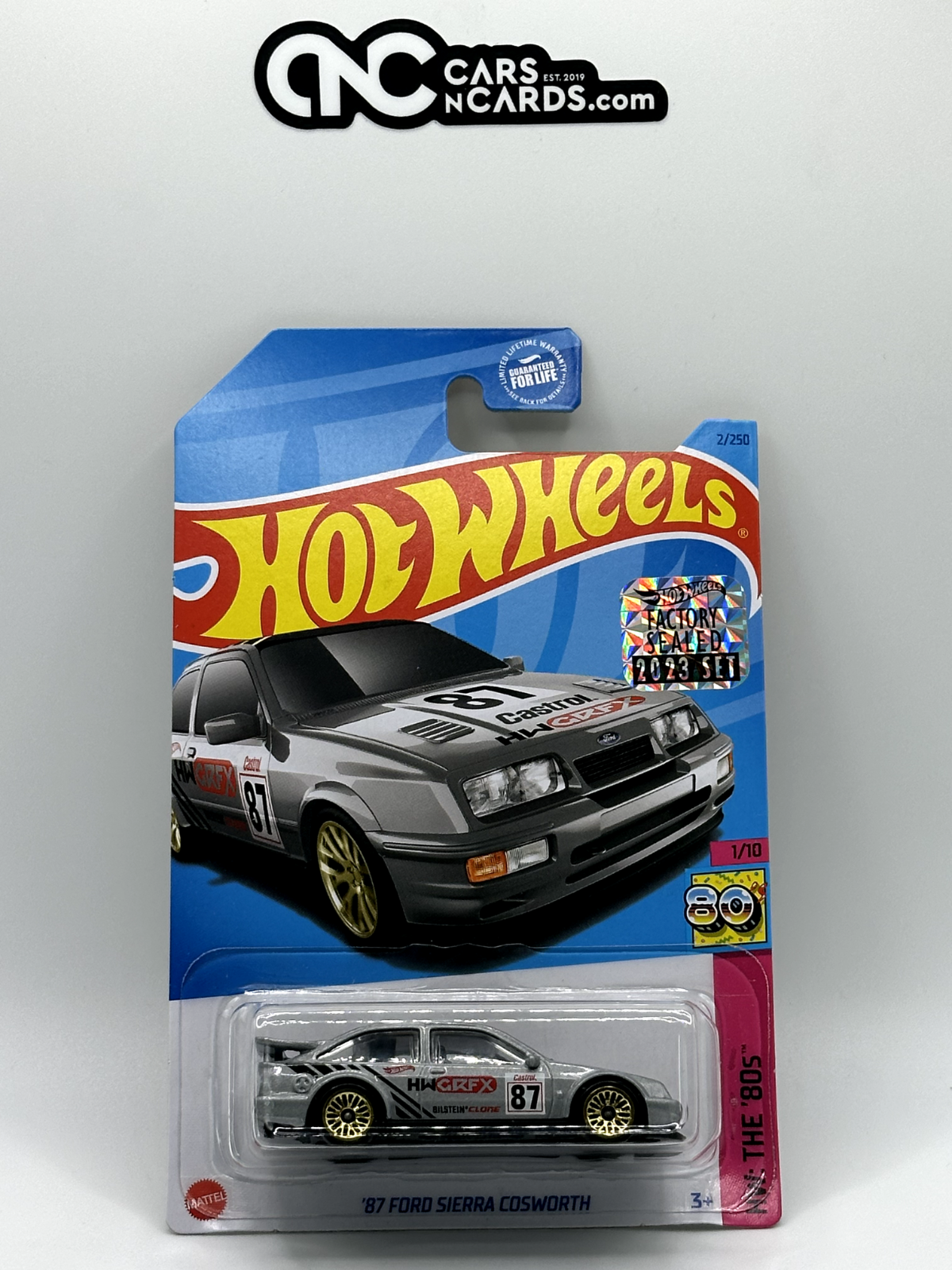 2023 Hot Wheels RLC Factory Sealed HW: The '80s '87 Ford Sierra Cosworth Grey