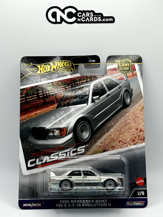 2024 Hot Wheels Premium Car Culture Modern Classics 4/5 1990 Mercedes-Benz 190 E