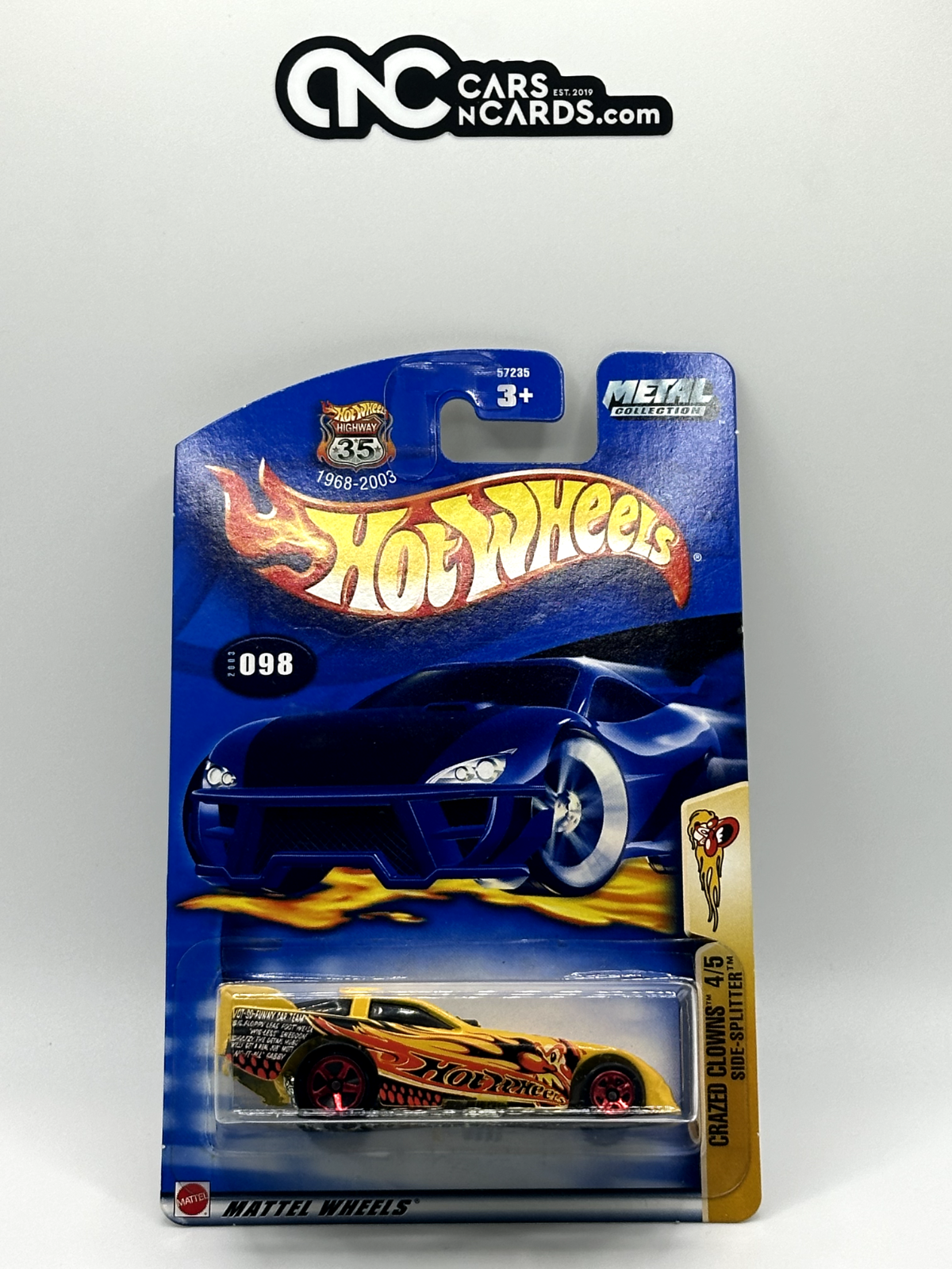 2003 Hot Wheels Crazed Clowns 4/5 Side-Splitter Collector #098