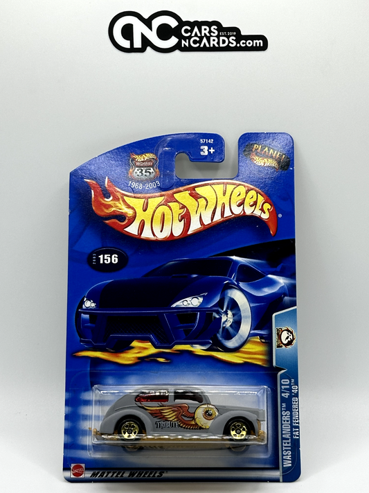 2003 Hot Wheels Wastelanders 4/10 Fat Fendered '40 Collector #156