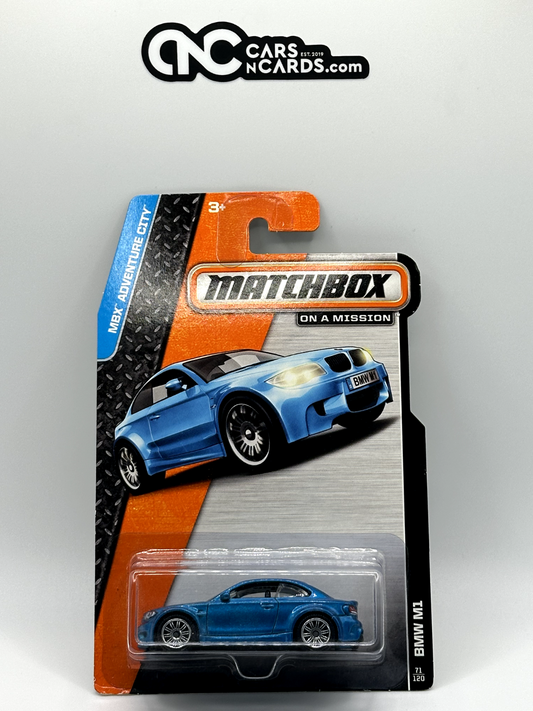 2013 Matchbox BMW M1 71/120 MBX Adventure City (Soft Corner)