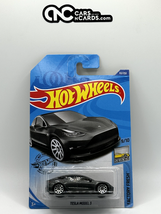 2020 Hot Wheels Factory Fresh 9/10 Tesla Model 3 Grey