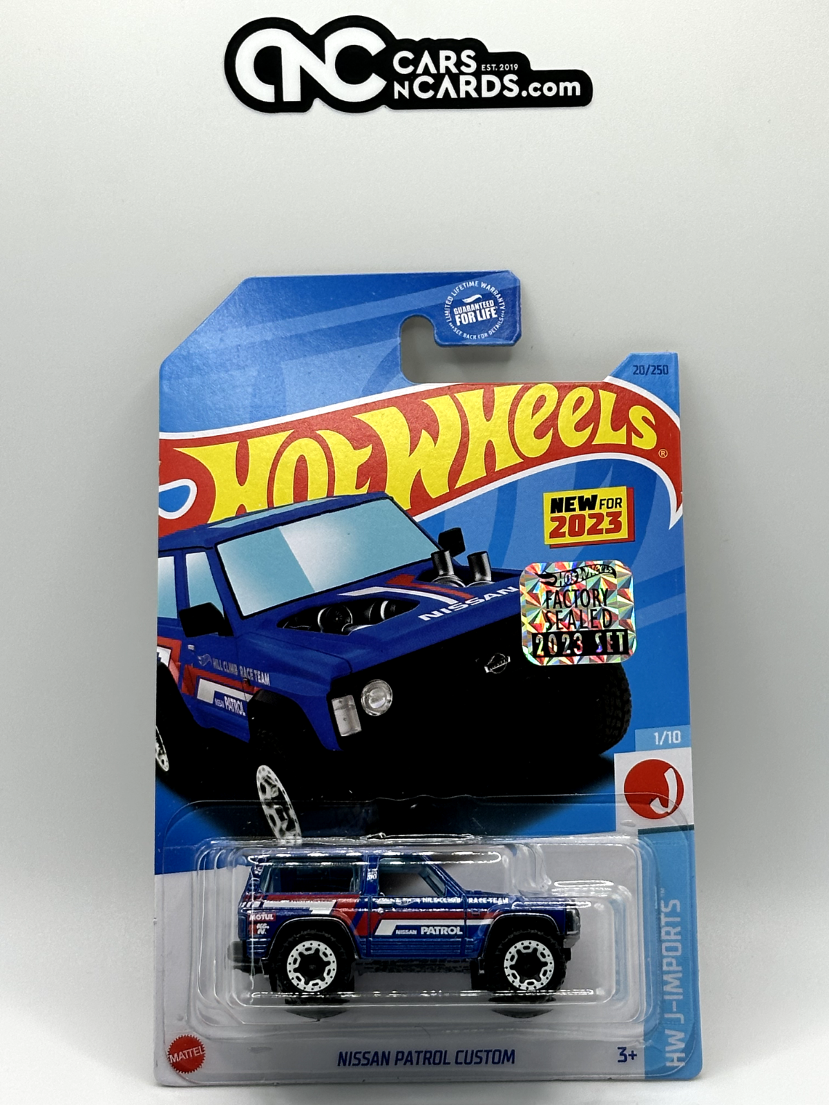 2023 Hot Wheels RLC Factory Sealed HW J-Imports 1/10 Nissan Patrol Custom Blue