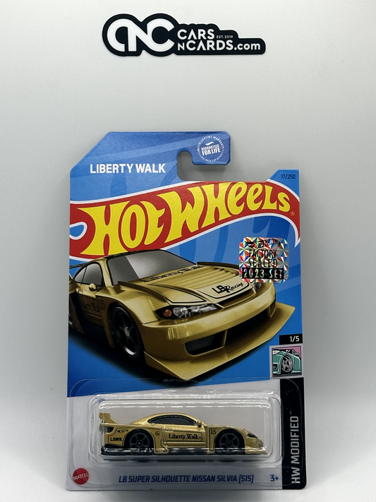 2023 Hot Wheels RLC Factory Sealed LB Super Silhouette Nissan Silvia (S15) Gold