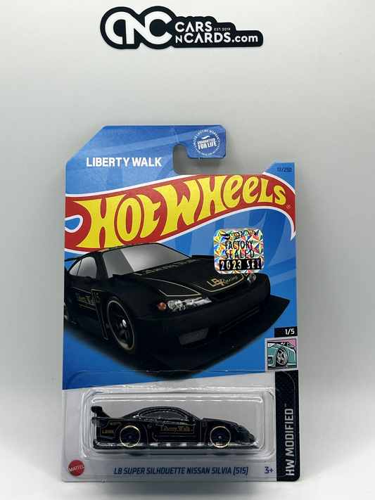 2023 Hot Wheels RLC Factory Sealed LB Nissan Silvia (S15) Black (Card Crease)