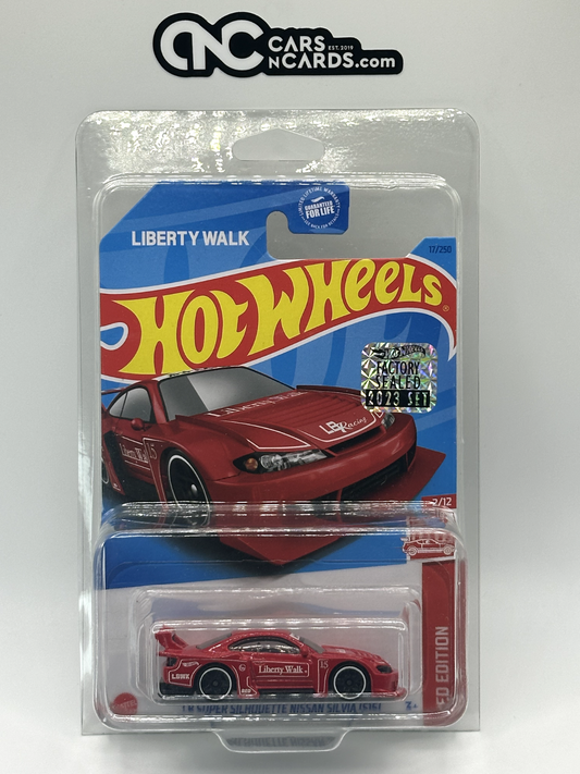 2023 Hot Wheels RLC Factory Sealed Red Edition Liberty Walk Nissan Silvia (S15)