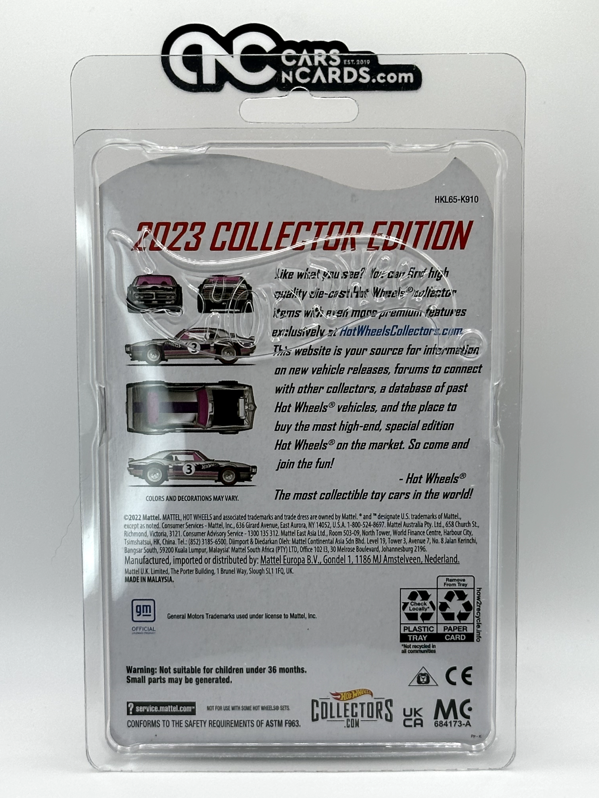 2023 Hot Wheels RLC Factory Sealed Collector's Edition Zamac 67 Pontiac Firebird