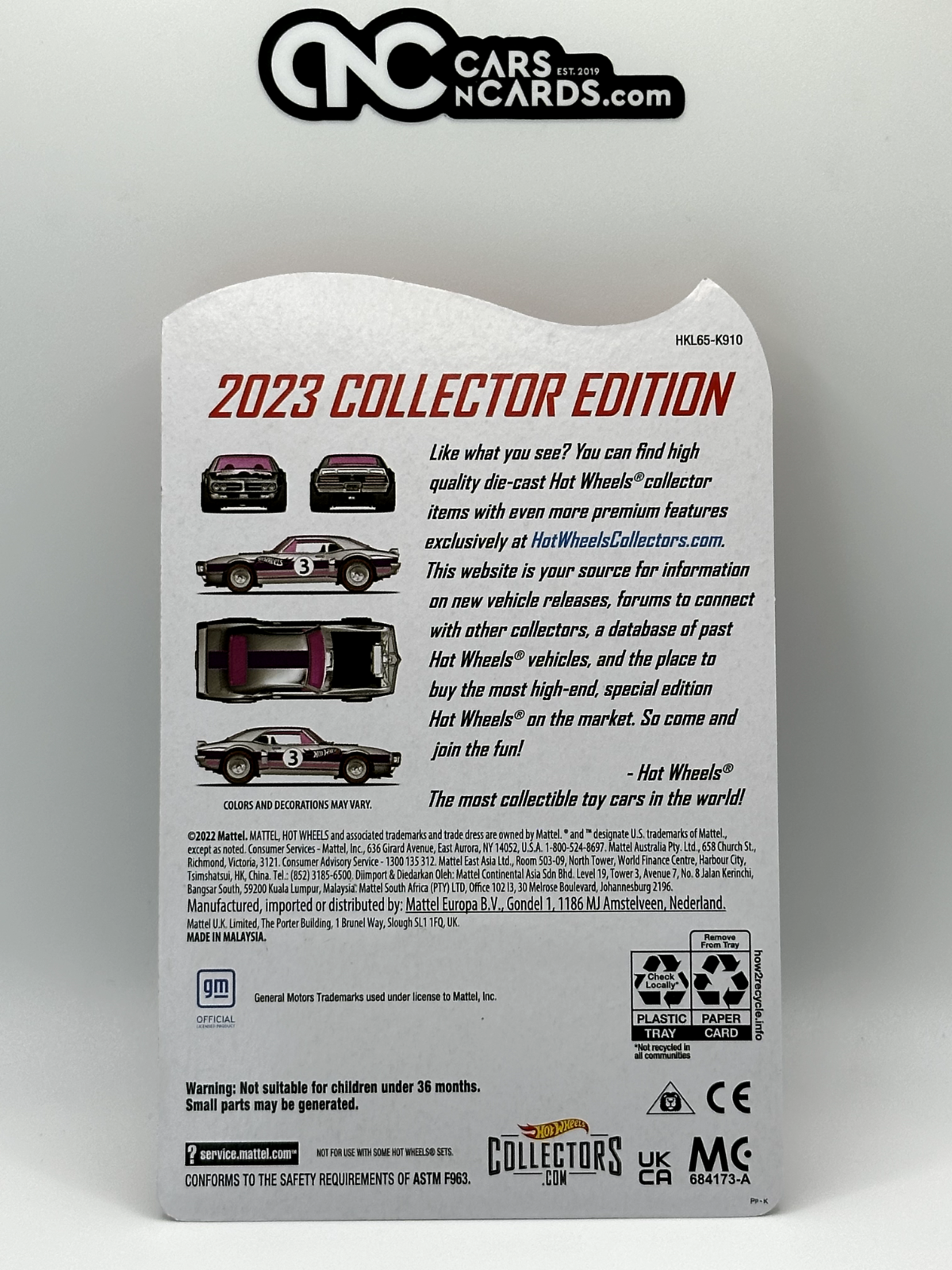 2023 Hot Wheels RLC Factory Sealed Collector's Edition Zamac 67 Pontiac Firebird