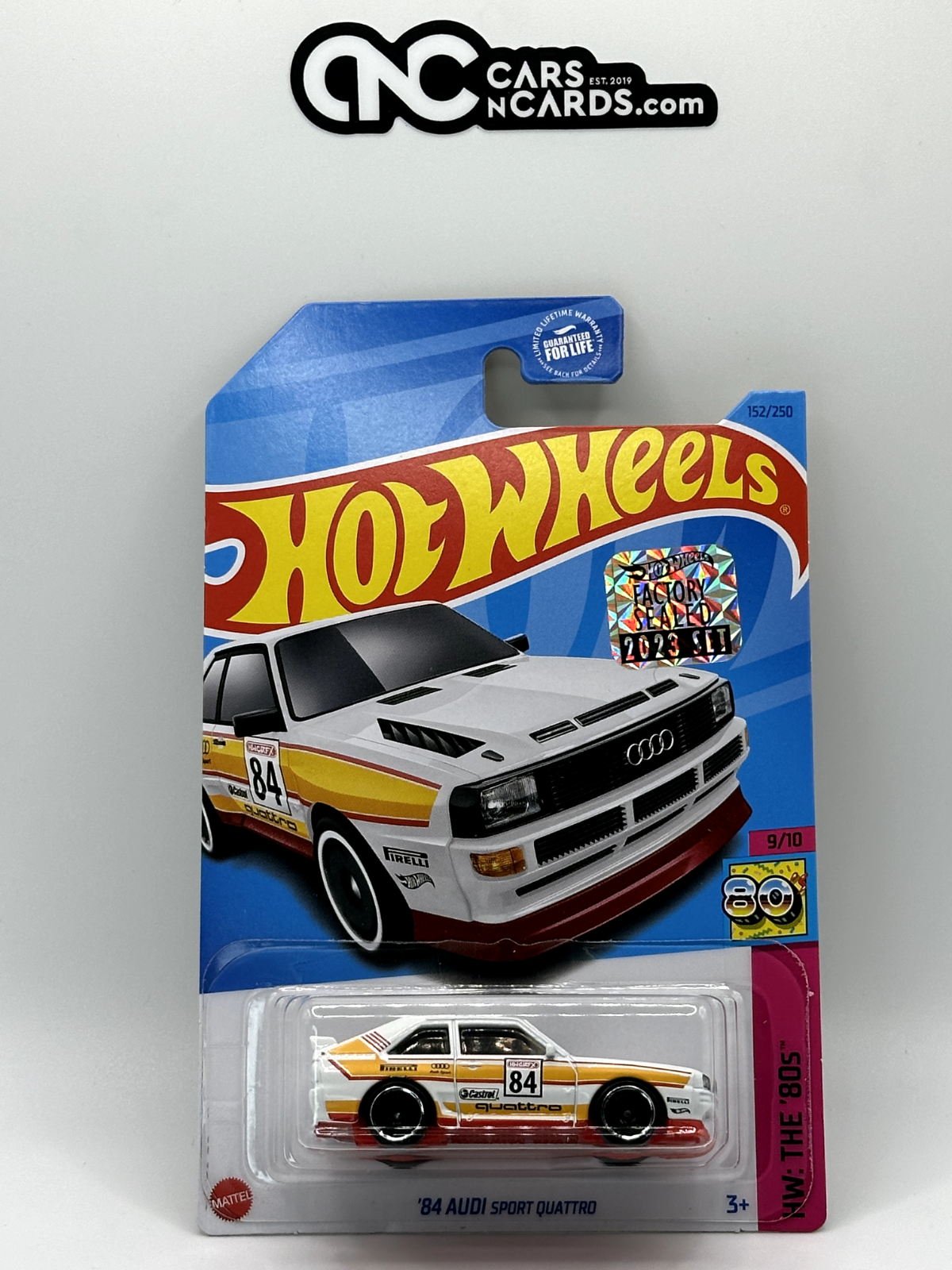 2023 Hot Wheels RLC Factory Sealed HW: The '80s '84 Audi Sport Quattro White