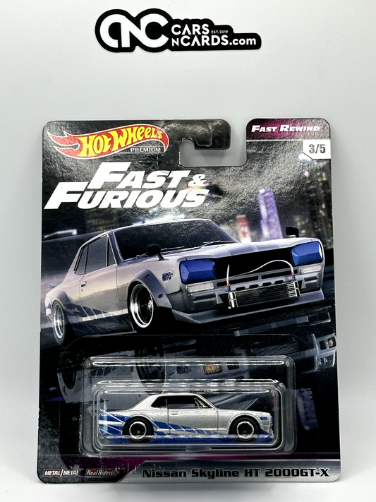 2019 Hot Wheels Premium Fast & Furious Fast Rewind Nissan Skyline HT 2000GT-X