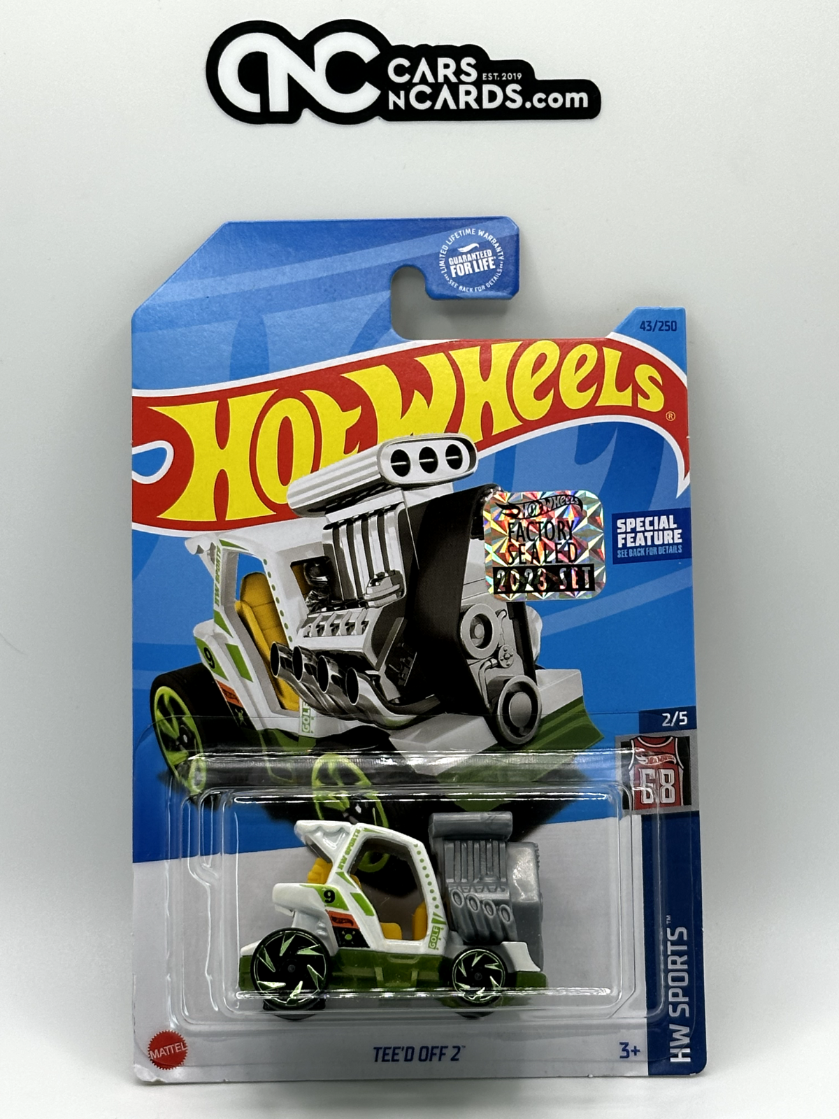 2023 Hot Wheels RLC Factory Sealed HW Sports 2/5 Tee'd Off 2 White