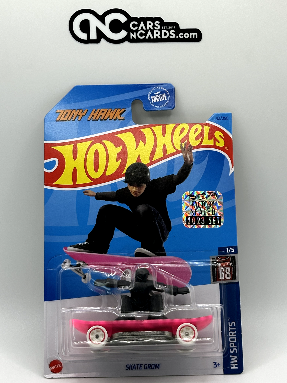 2023 Hot Wheels RLC Factory Sealed HW Sports 1/5 Tony Hawk Skate Grom Pink