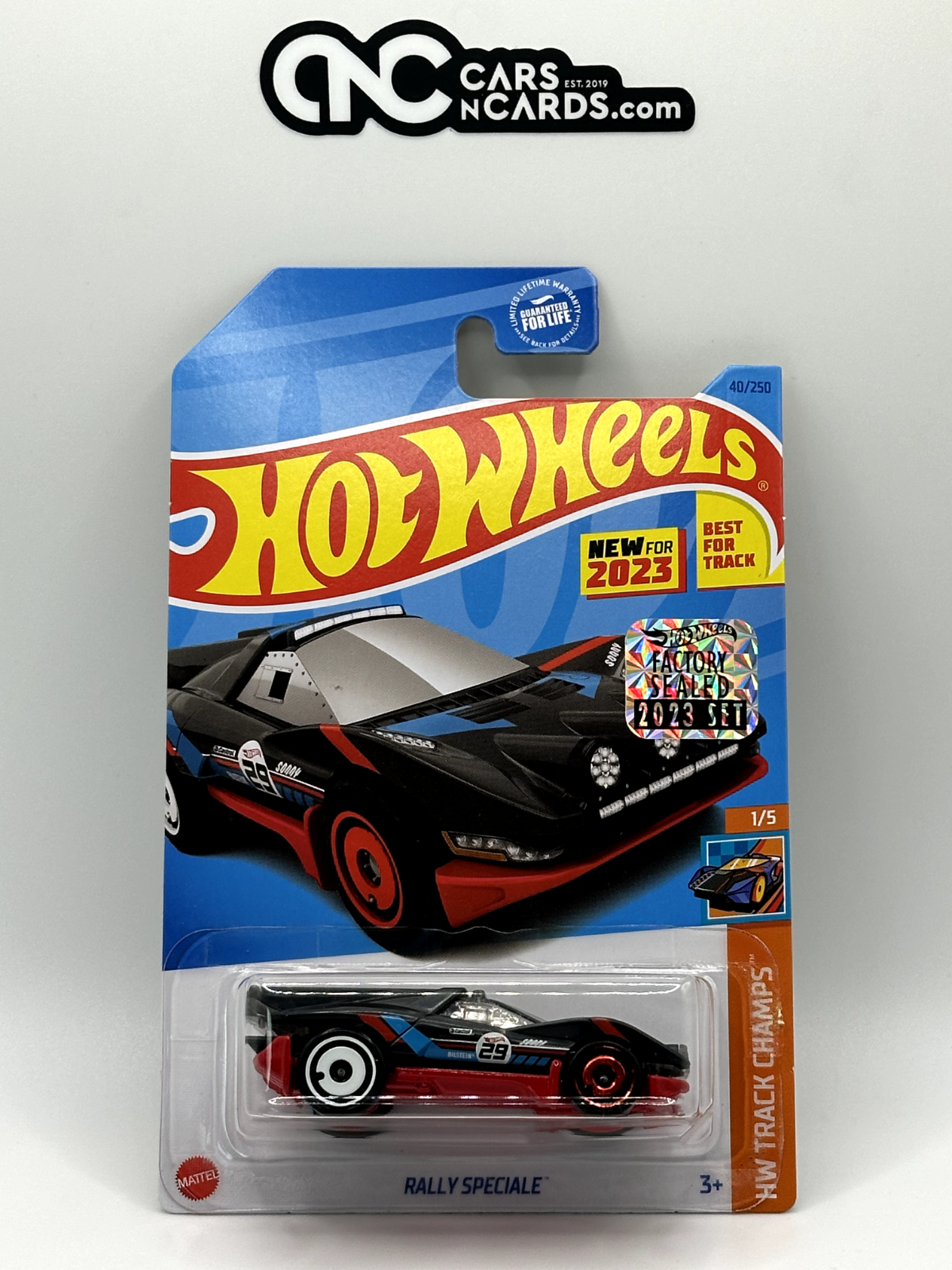 2023 Hot Wheels RLC Factory Sealed HW Track Champs 1/5 Rally Special Black