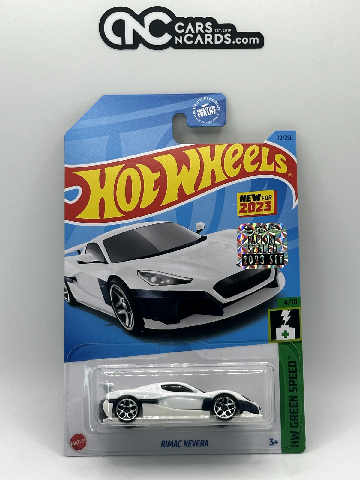 2023 Hot Wheels RLC Factory Sealed HW Green Speed 4/10 Rimac Nevera White