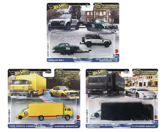 2025 Hot Wheels Premium Car Culture Team Transport E Set of 3