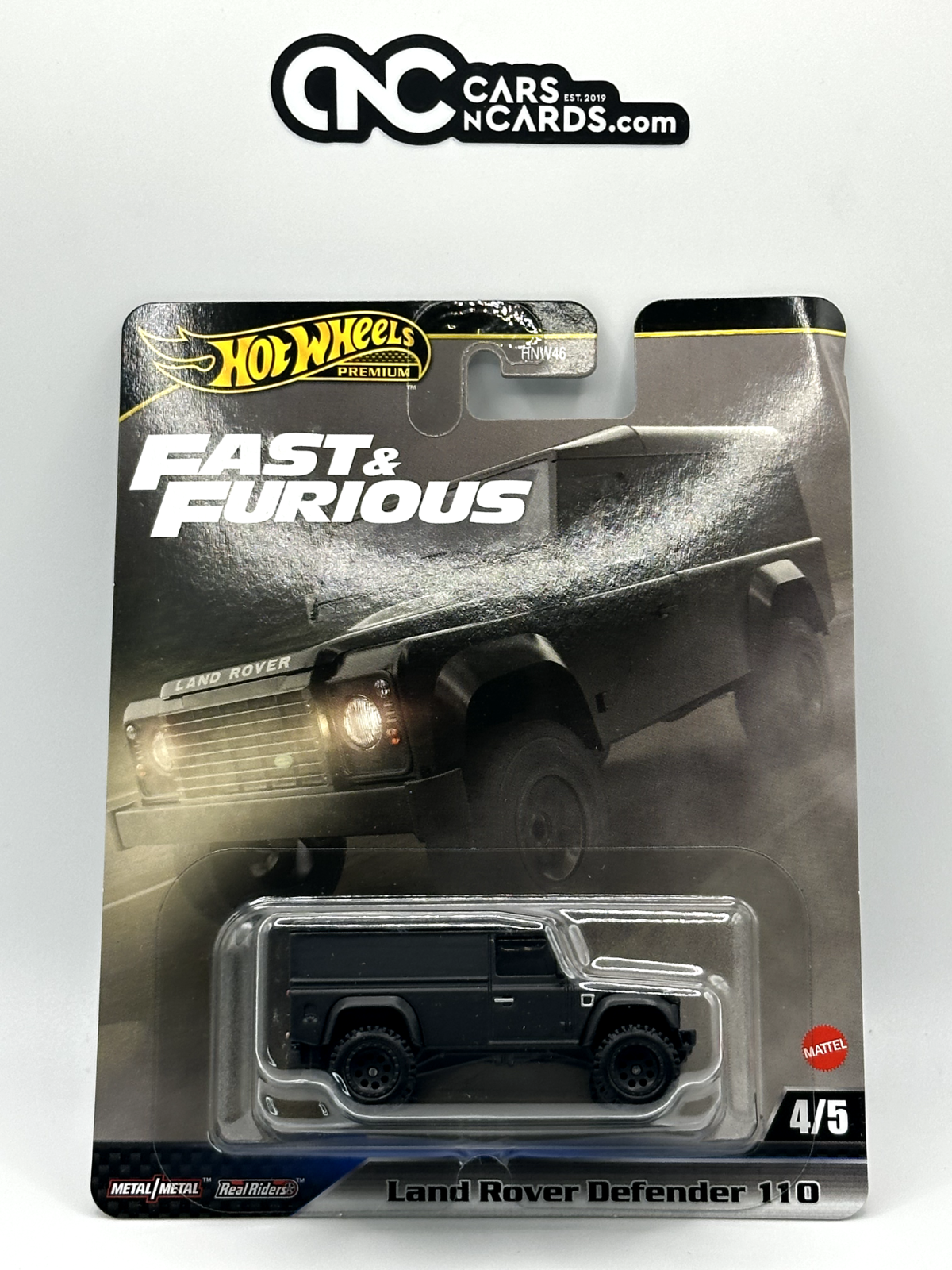 2025 Hot Wheels Premium Fast & Furious 4/5 Land Rover Defender 110 (Card Crease)