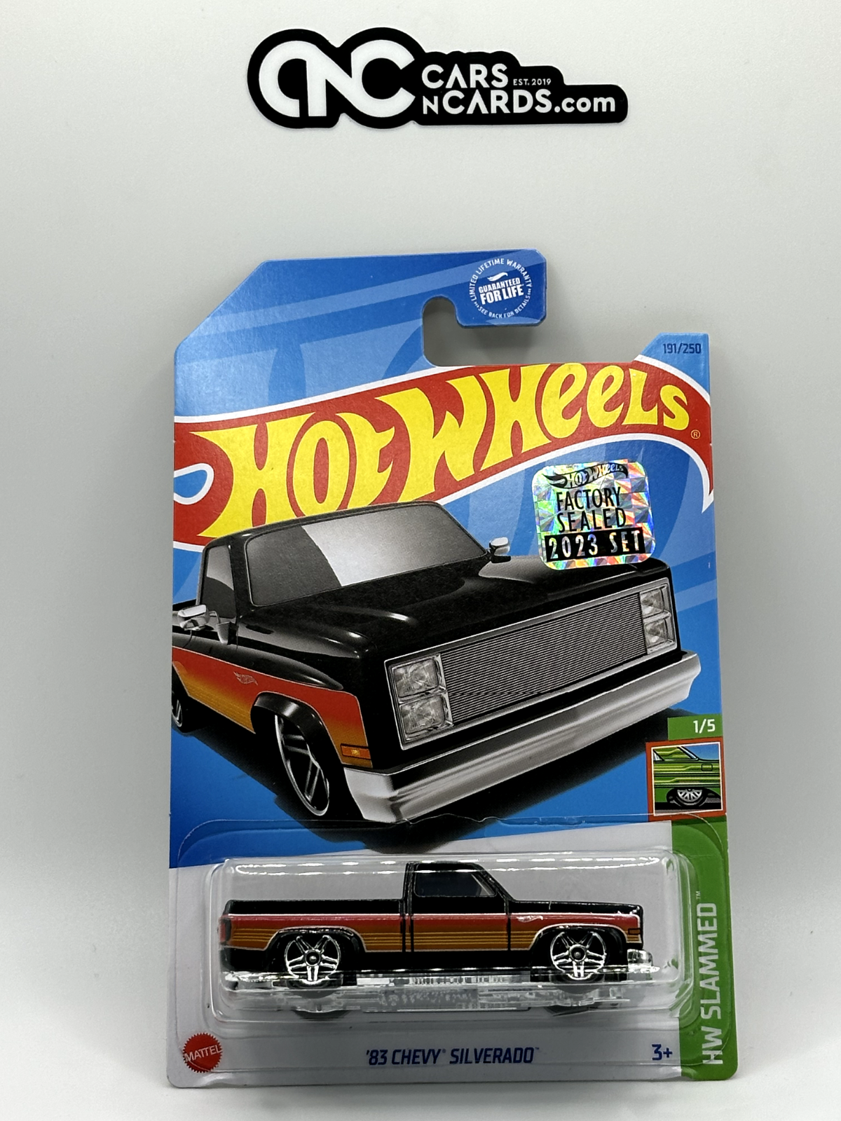 2023 Hot Wheels RLC Factory Sealed HW Slammed '83 Chevy Silverado (Card Damage)